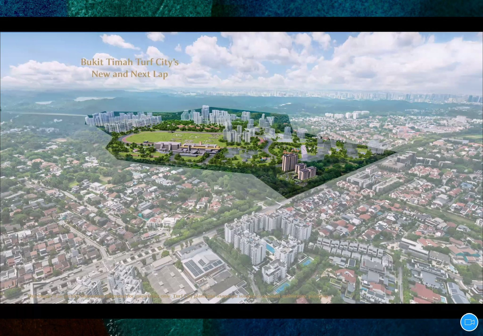 Bukit Timah Turf City aerial masterplan