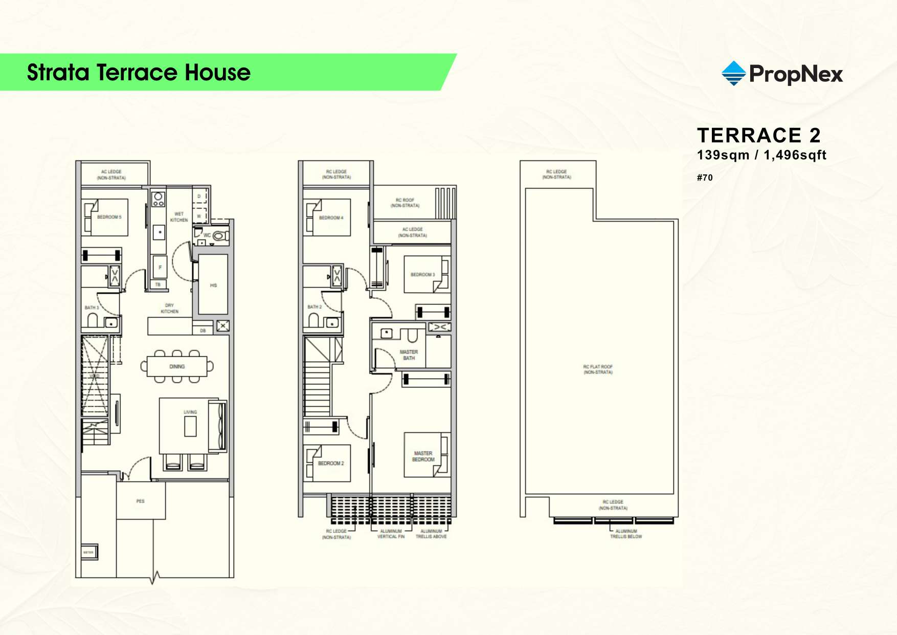 Strata Terrace (1,496 sqft) floor plan