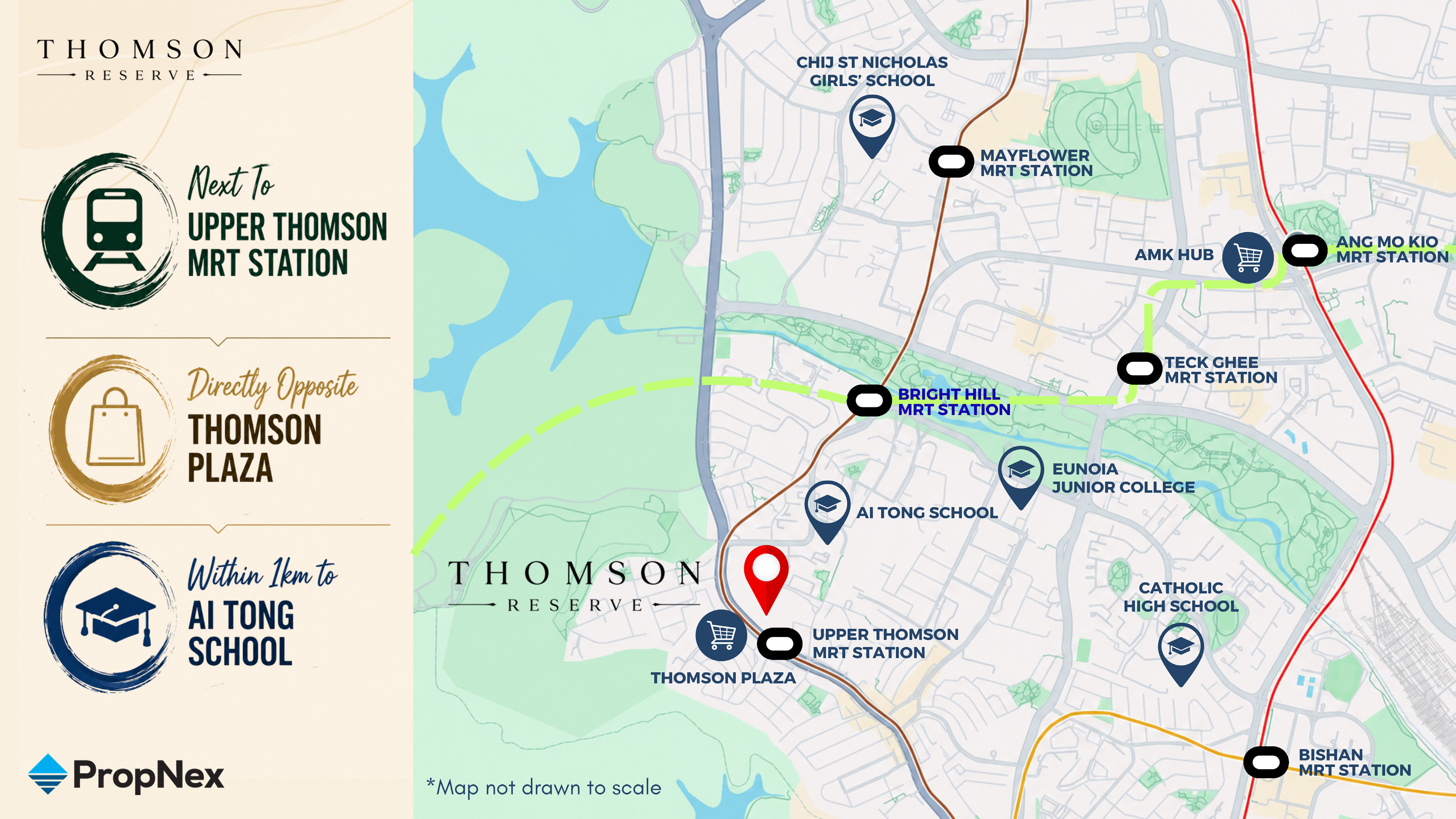 Thomson Reserve location map