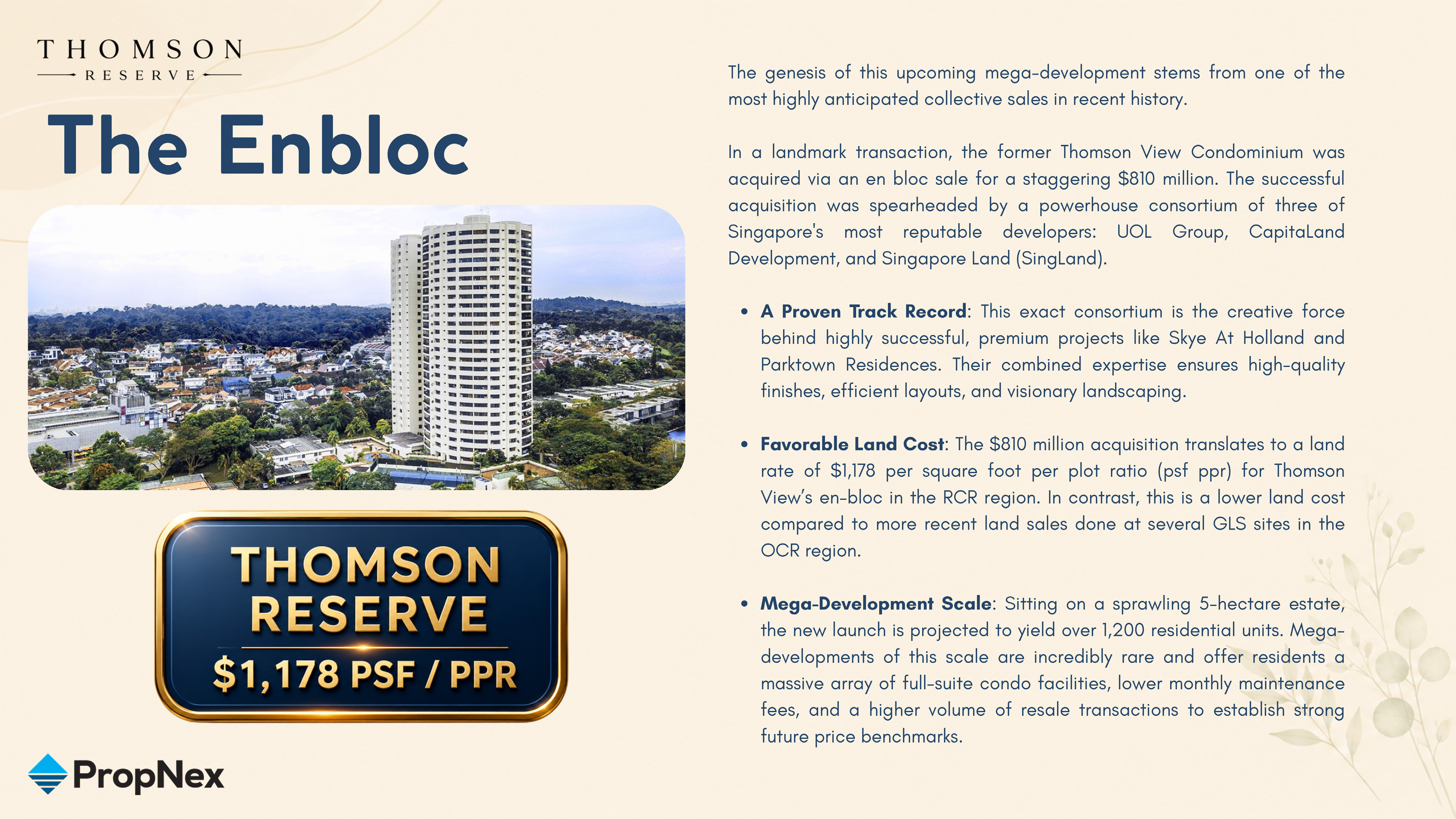 Thomson Reserve site context