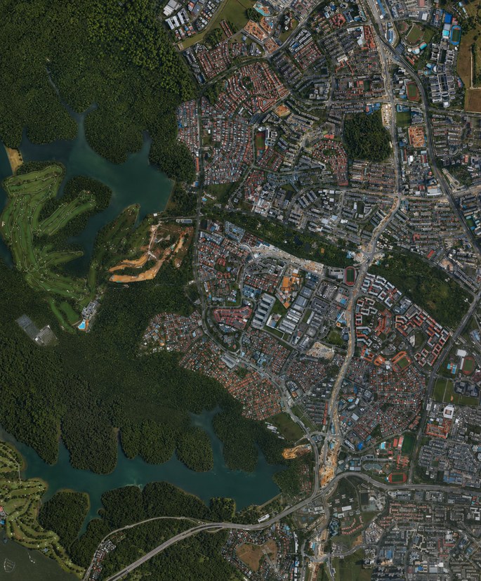 Nature parks surrounding your home — aerial context