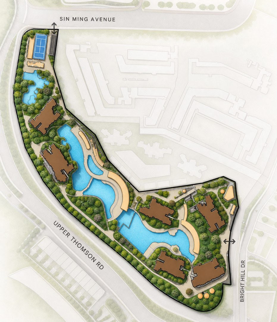 Draft site plan — subject to authorities' approval