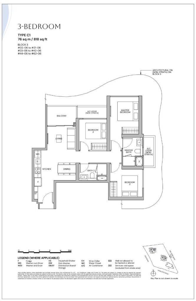 3-Bedroom floor plan