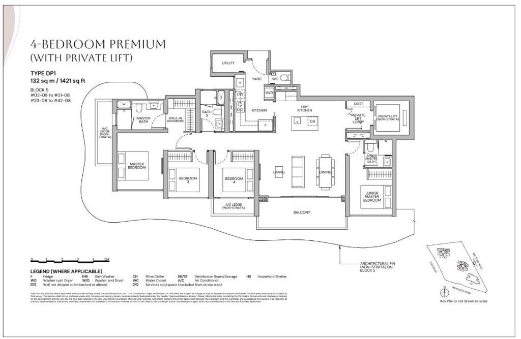 4-Bedroom Premium floor plan