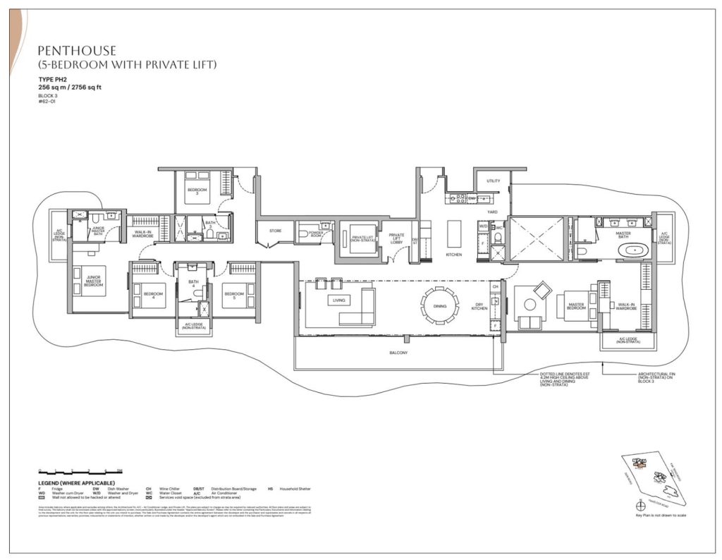 Penthouse 2 floor plan