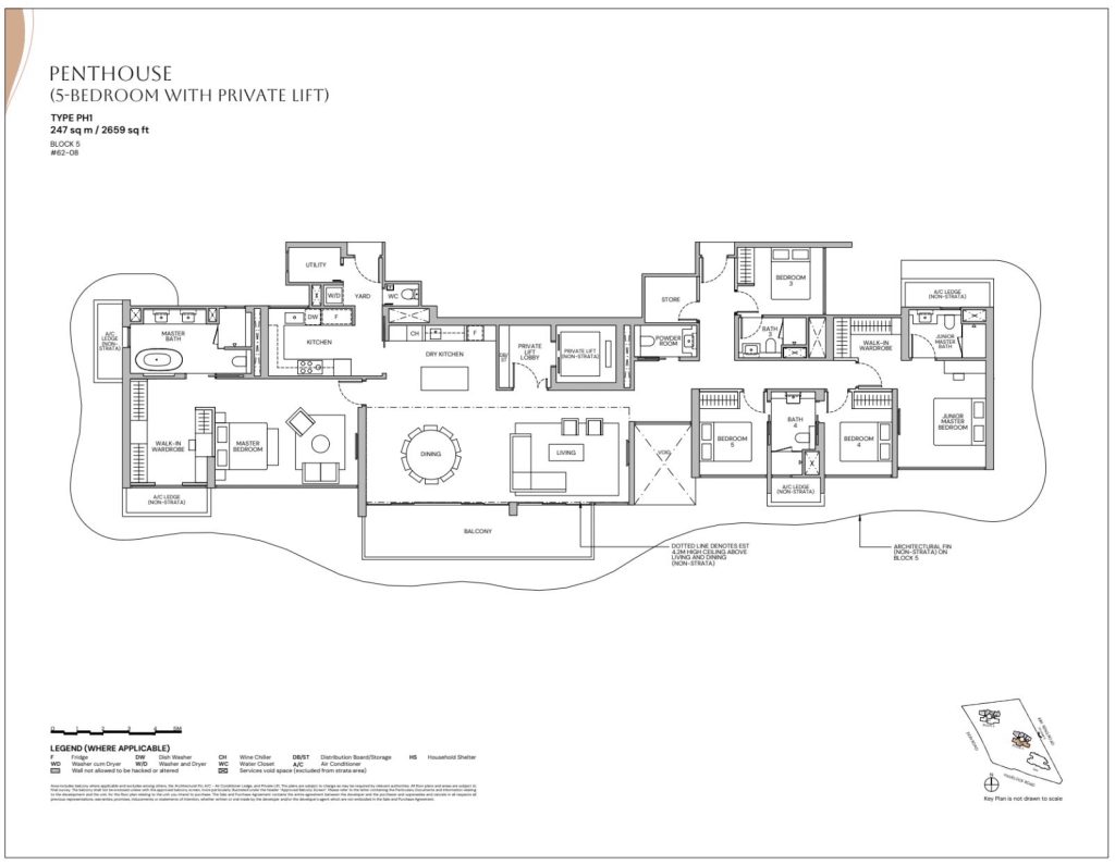 Penthouse 1 floor plan